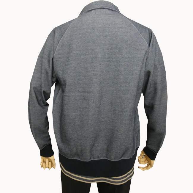 J.PRESS(ジェイプレス) クルーネック ロングTシャツ 長袖 ボーダー ブラウン×ネイビー　2775　XL