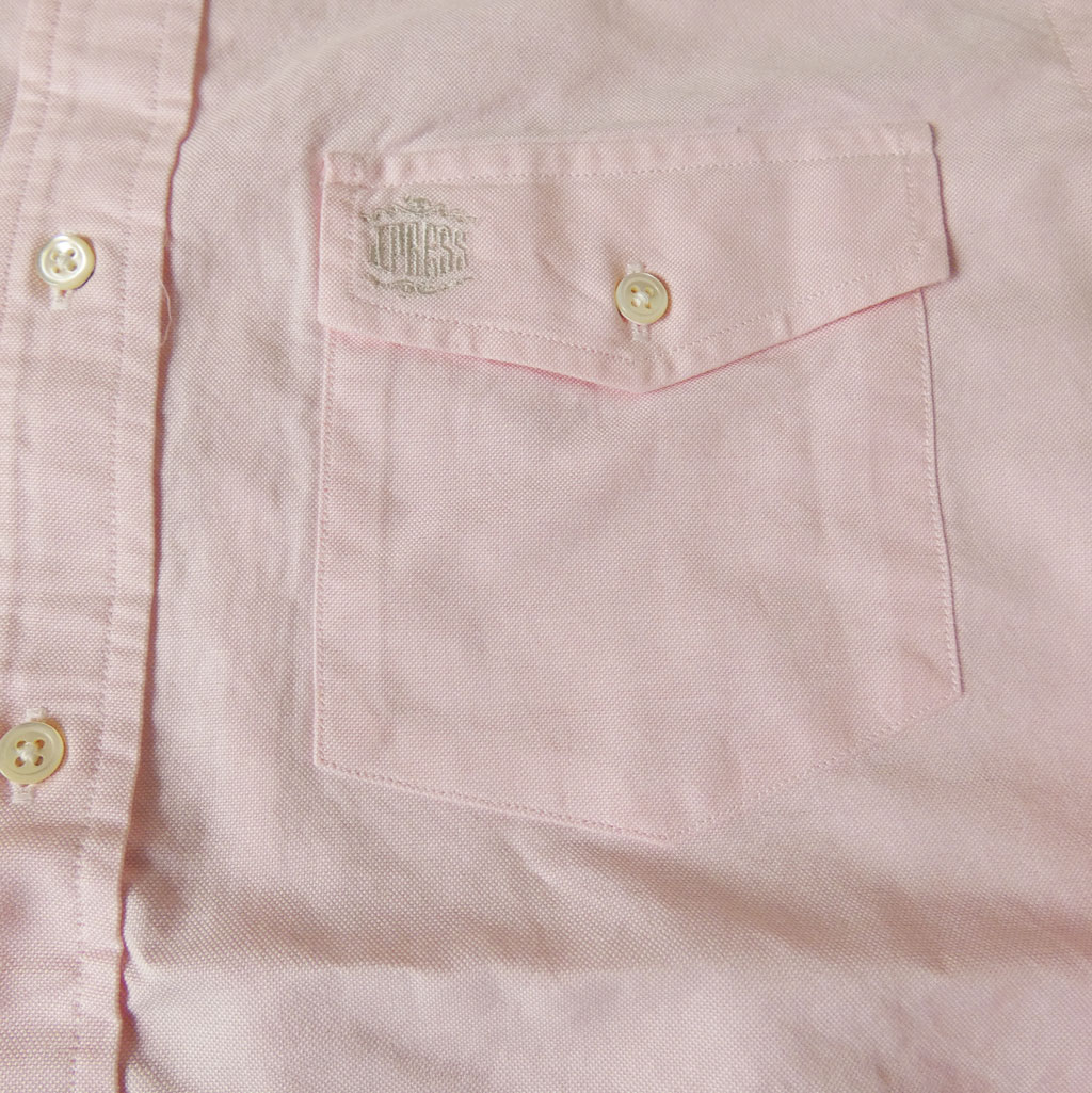 J.PRESS(ジェイプレス) ボタンダウンシャツ メンズ長袖ワイシャツ オックスフォード オーバル  ライトピンク 012    M  L