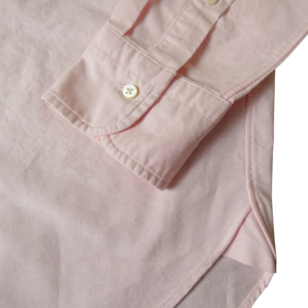 J.PRESS(ジェイプレス) ボタンダウンシャツ メンズ長袖ワイシャツ オックスフォード オーバル  ライトピンク 012    M  L