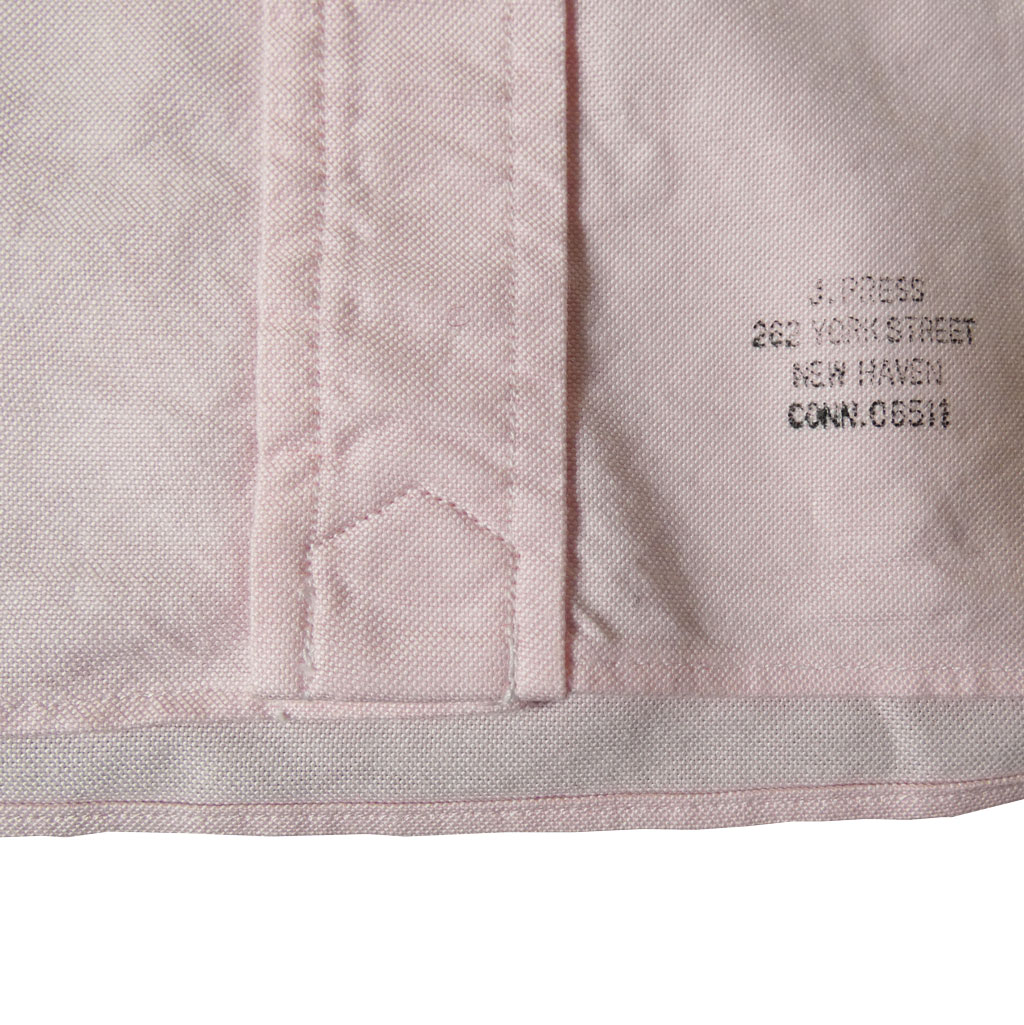 J.PRESS(ジェイプレス) ボタンダウンシャツ メンズ長袖ワイシャツ オックスフォード オーバル  ライトピンク 012    M  L