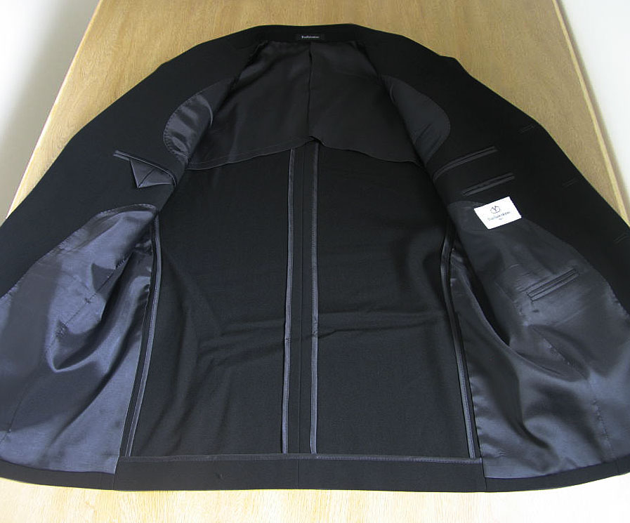 スーツ メンズ 春夏秋冬 オールシーズン対応 フォーマルスーツ 3つボタン ブラックフォーマル シングルスーツ ダンヴァレンチノ(DanValentino) シングルフォーマル 黒 A8