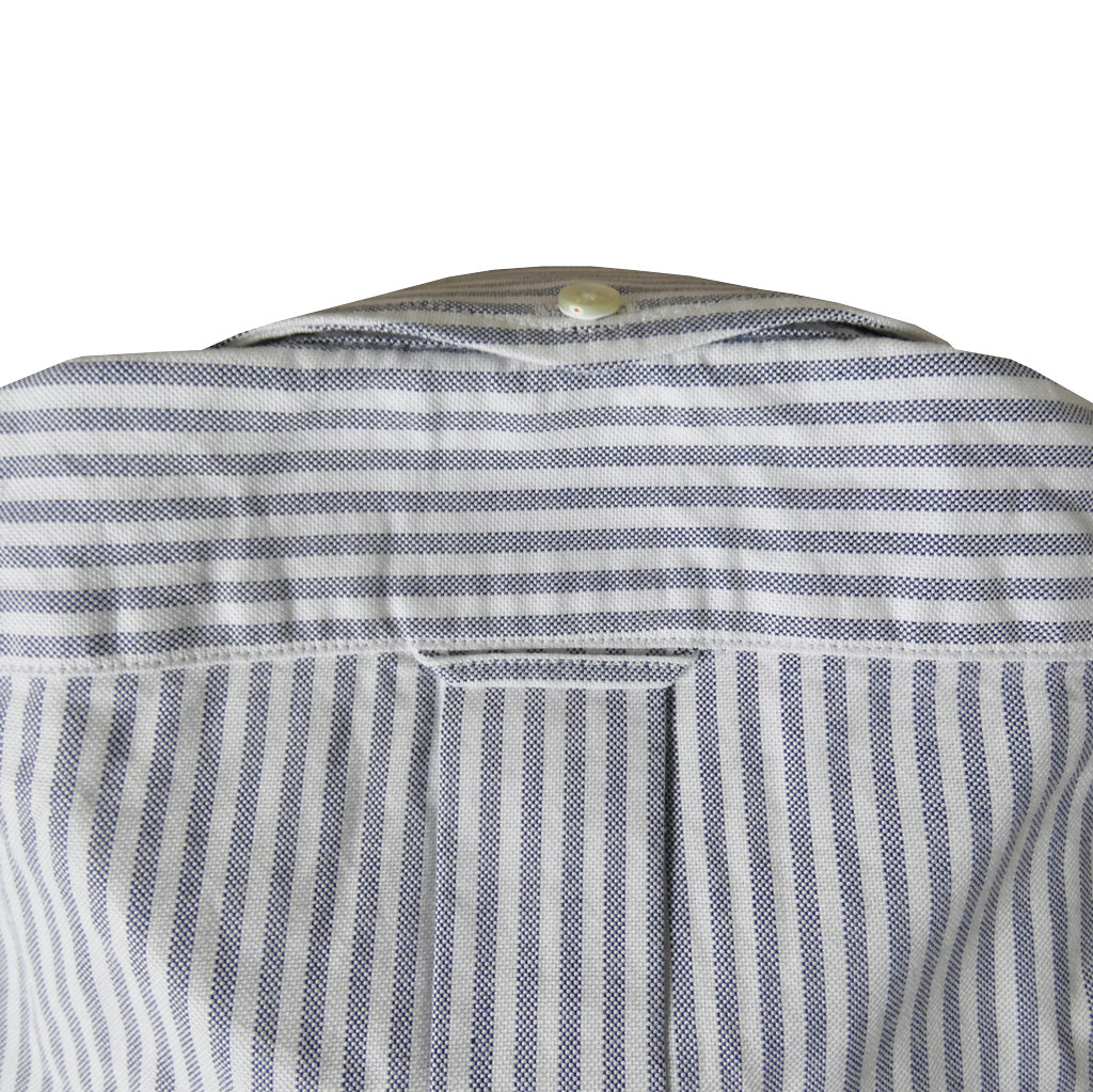 J.PRESS(ジェイプレス) ボタンダウンシャツ メンズ長袖ワイシャツ オックスフォード オーバル  ブルー系ストライプ 1175    M  L  XL