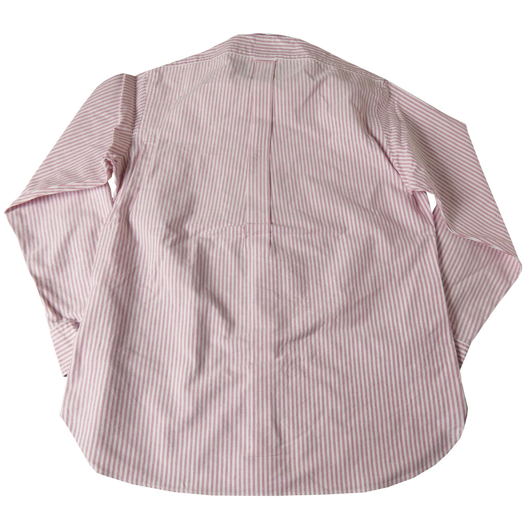J.PRESS(ジェイプレス) ボタンダウンシャツ メンズ長袖ワイシャツ オックスフォード オーバル  ピンク系ストライプ 1110    M  L