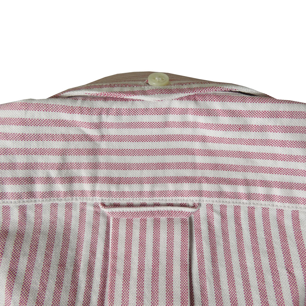 J.PRESS(ジェイプレス) ボタンダウンシャツ メンズ長袖ワイシャツ オックスフォード オーバル  ピンク系ストライプ 1110    M  L