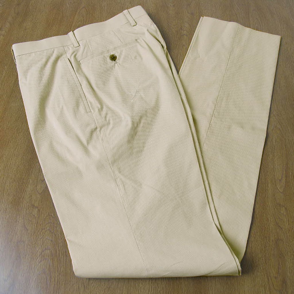 ハイバセロン (HAI-VASERON)  ウォッシャブルパンツ メンズ 春夏 COOL MAX スラックス ノータック ベージュ 0432 82cm