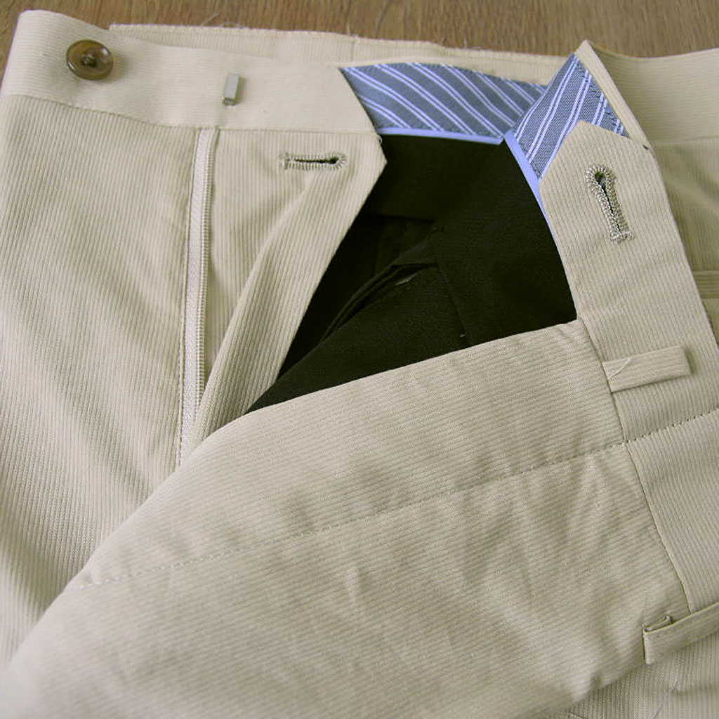 ハイバセロン (HAI-VASERON)  ウォッシャブルパンツ メンズ 春夏 COOL MAX スラックス ノータック ベージュ 0432 82cm
