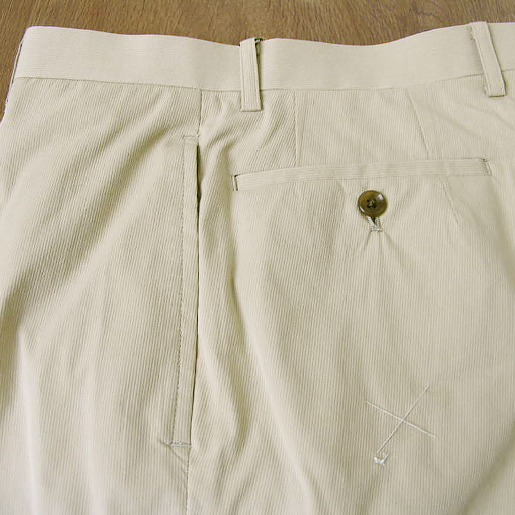 ハイバセロン (HAI-VASERON)  ウォッシャブルパンツ メンズ 春夏 COOL MAX スラックス ノータック ベージュ 0432 82cm