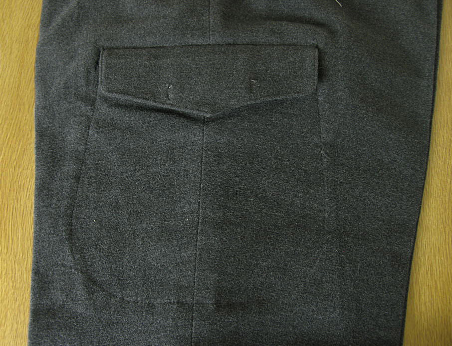 Dady Costa(ダディコスタ) カーゴパンツ メンズ 秋冬 綿混 フランネル チャコールグレー7223 74cm 78cm 94cm