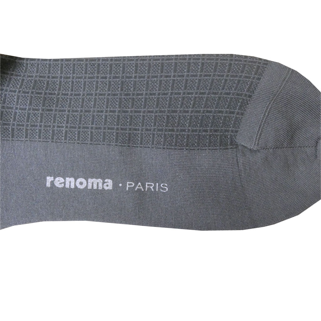 レノマ パリス(renoma PARIS) ソックス 靴下 紺系　R01　25～27cm