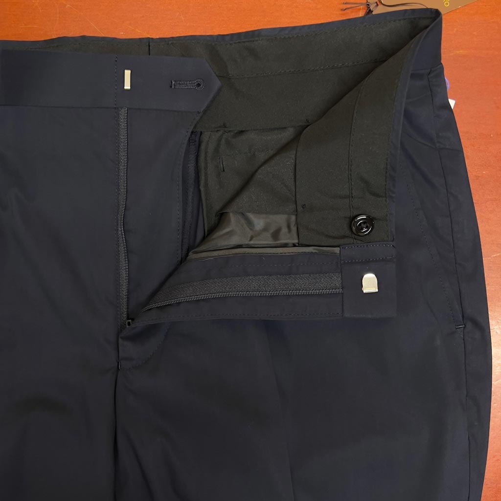 スラックス メンズ 春夏 コットンパンツ ノータック オックスフォードクラシック プレミアムライン (OXFORD CLASSIC PremiumLine) ネイビー 紺 1588 78cm 80cm 86cm 90cm 92cm 100cm