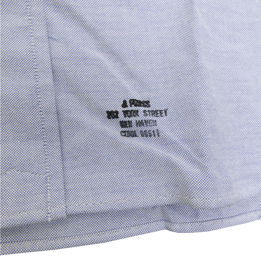 J.PRESS(ジェイプレス) ボタンダウンシャツ メンズ長袖ワイシャツ ブルーオックスフォード 　M（衿39-裄丈84）L（衿41-裄丈85）XL（衿43-裄丈86）