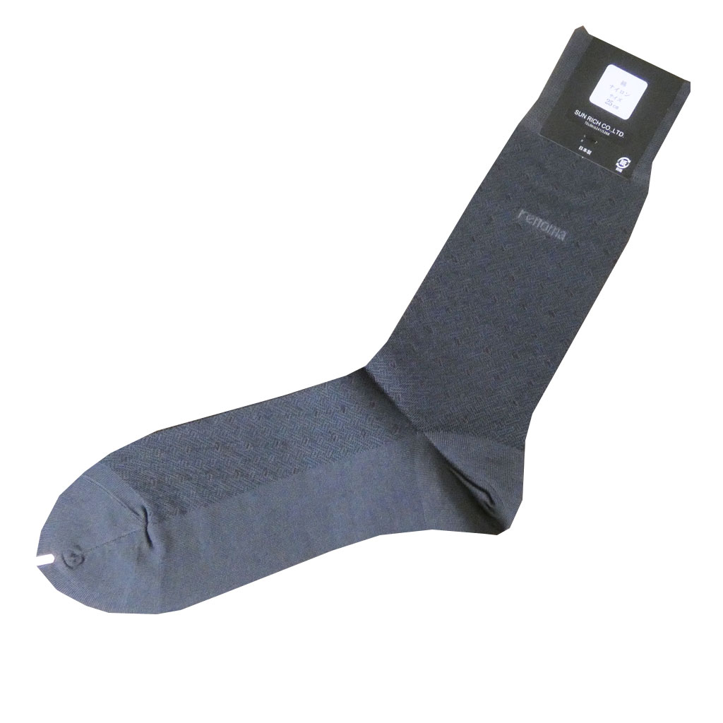レノマ パリス(renoma PARIS) ソックス 靴下 紺系　R02　25～27cm