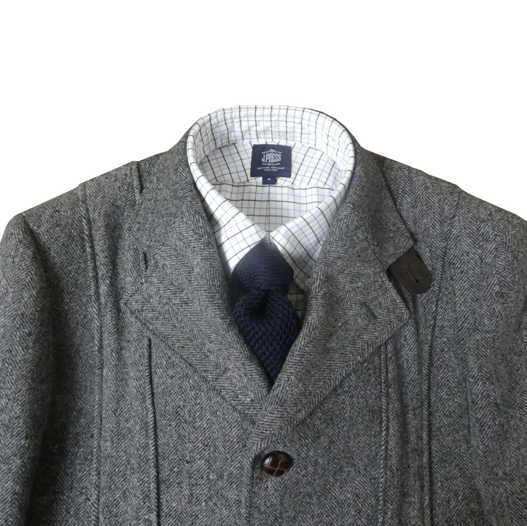 ツイード ジャケット メンズ 秋冬 ノーフォークジャケット