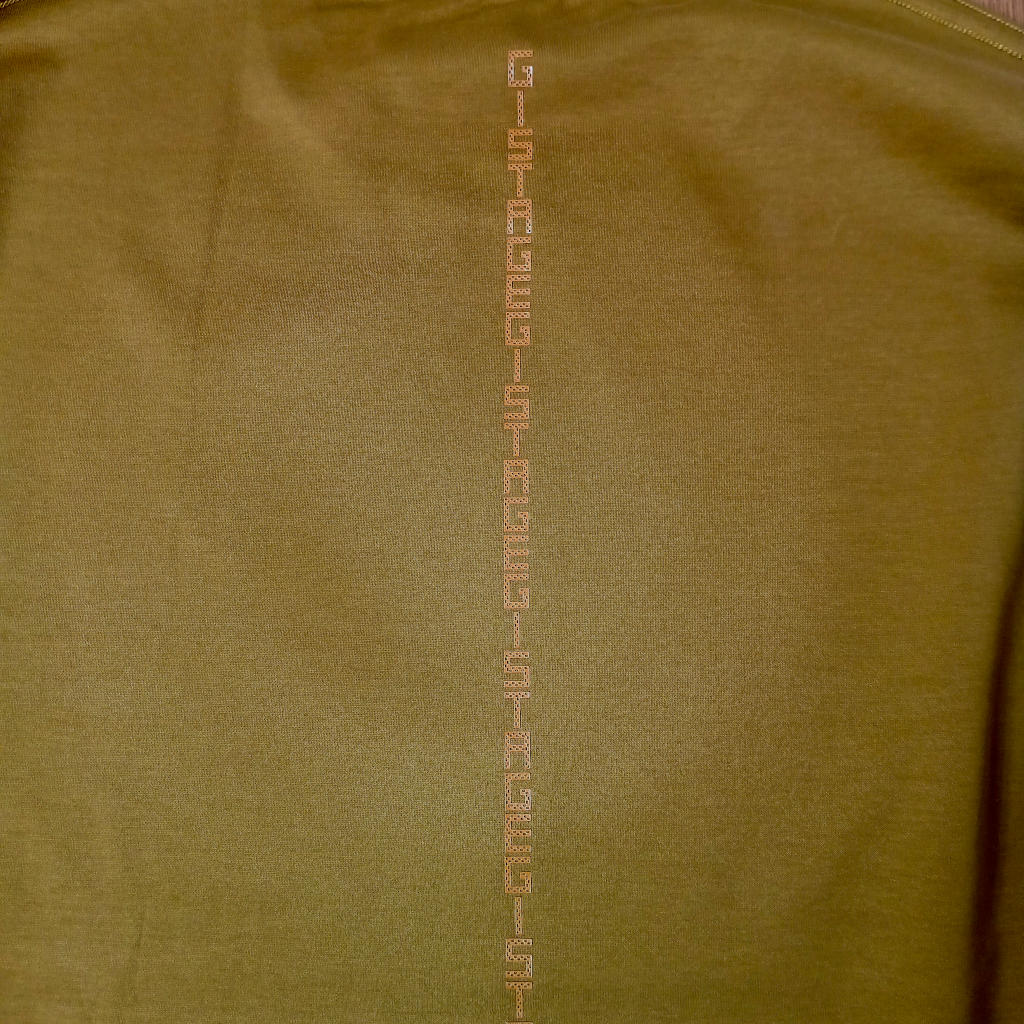 ジーステージ(G-stage) 接触冷感 シルケット加工 クルーネック 長袖 ストレッチ Tシャツ カーキブラウン 0307 46(M) 50(XL)