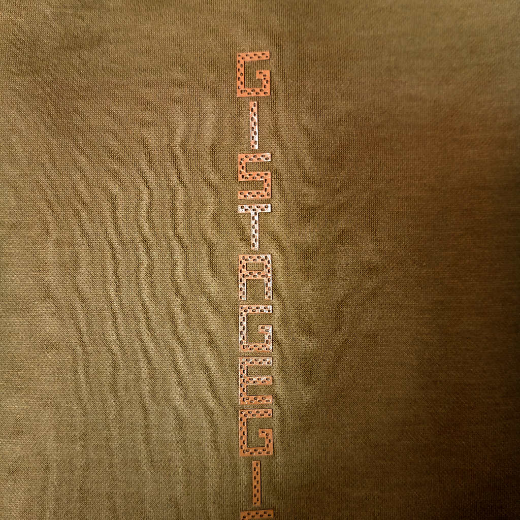 ジーステージ(G-stage) 接触冷感 シルケット加工 クルーネック 長袖 ストレッチ Tシャツ カーキブラウン 0307 46(M) 50(XL)