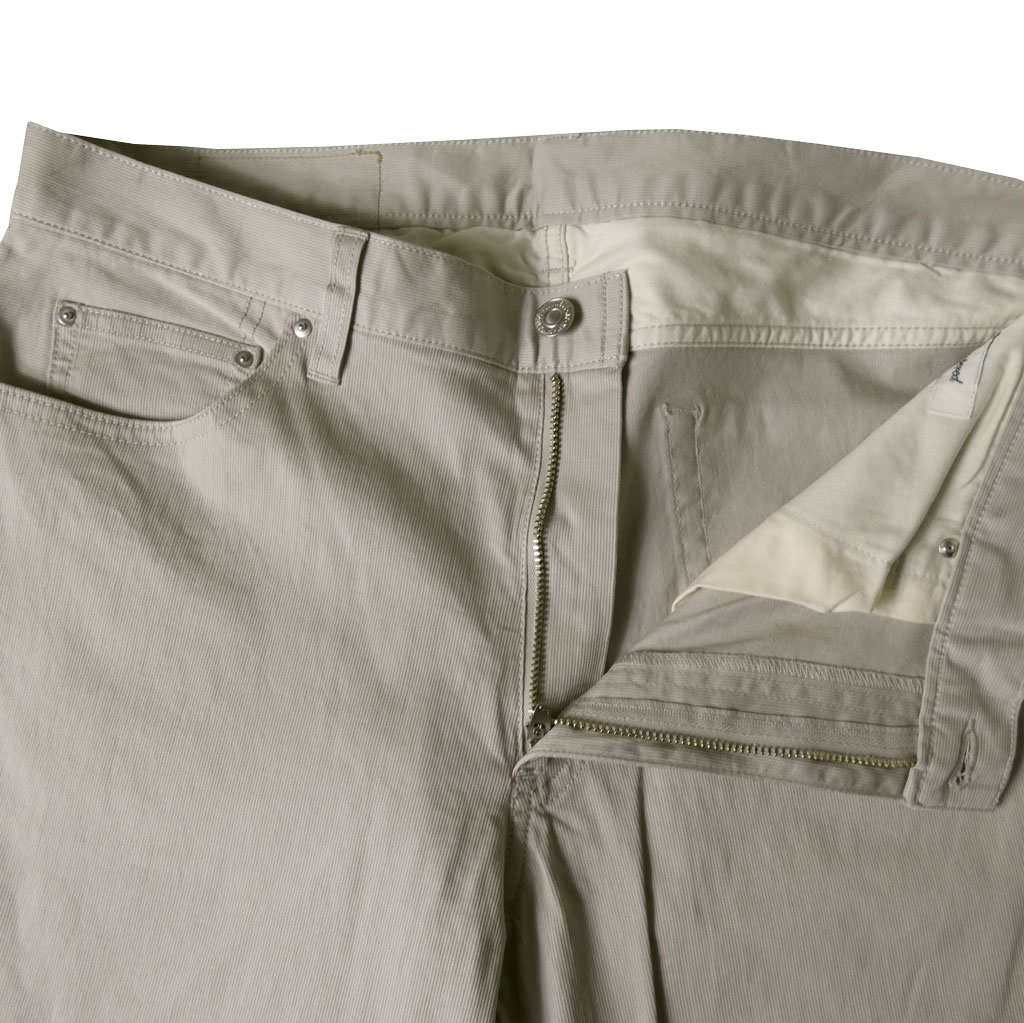 ジェイプレス(J.PRESS) コンパクトピケ ストレッチ 5ポケット パンツ ライトグレー 2003  78cm 82cm 86cm 90cm 94cm