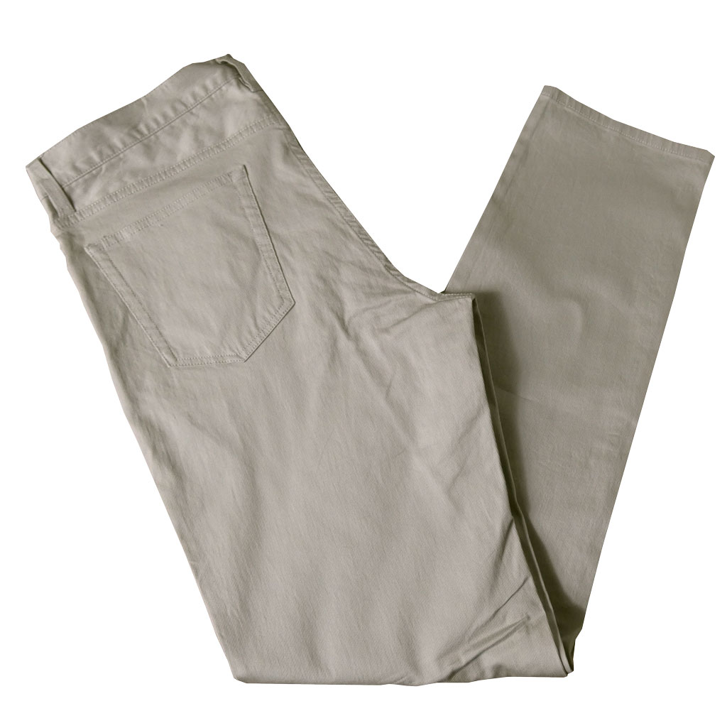 ジェイプレス(J.PRESS) コンパクトピケ ストレッチ 5ポケット パンツ ライトグレー 2003  78cm 82cm 86cm 90cm 94cm