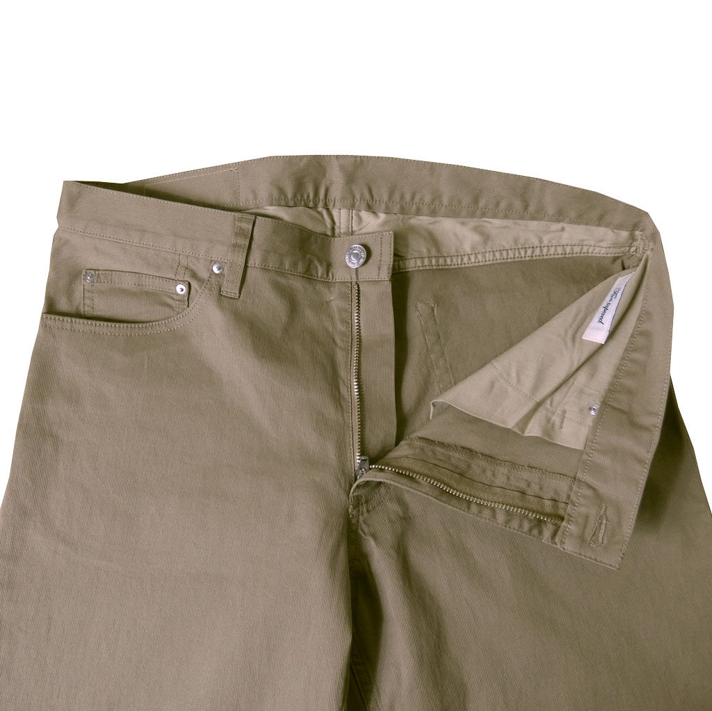 ジェイプレス(J.PRESS) コンパクトピケ ストレッチ 5ポケット パンツ ブラウン系 2033  78cm 82cm 86cm 90cm 94cm