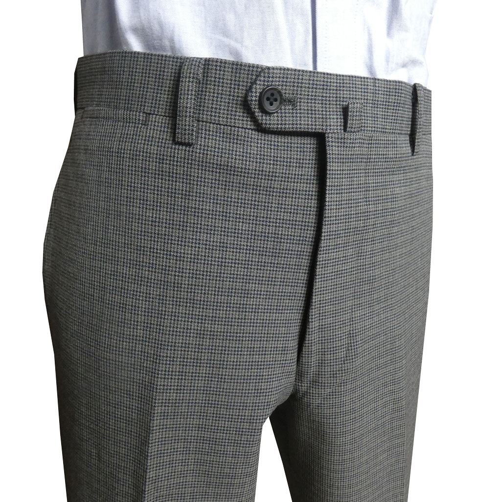 スラックス メンズ 秋冬春 ノータック パンツ ストレッチ ガン