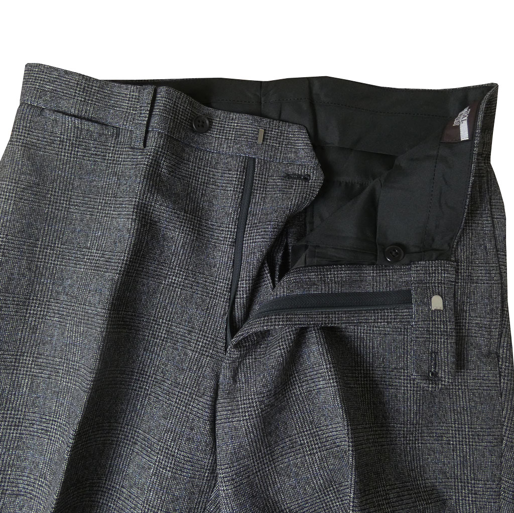 スラックス メンズ 秋冬春 ノータック パンツ ソフトサーモ