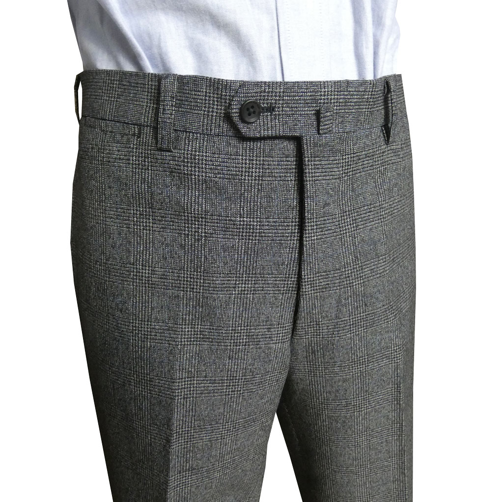 スラックス メンズ 秋冬春 ノータック パンツ ソフトサーモ