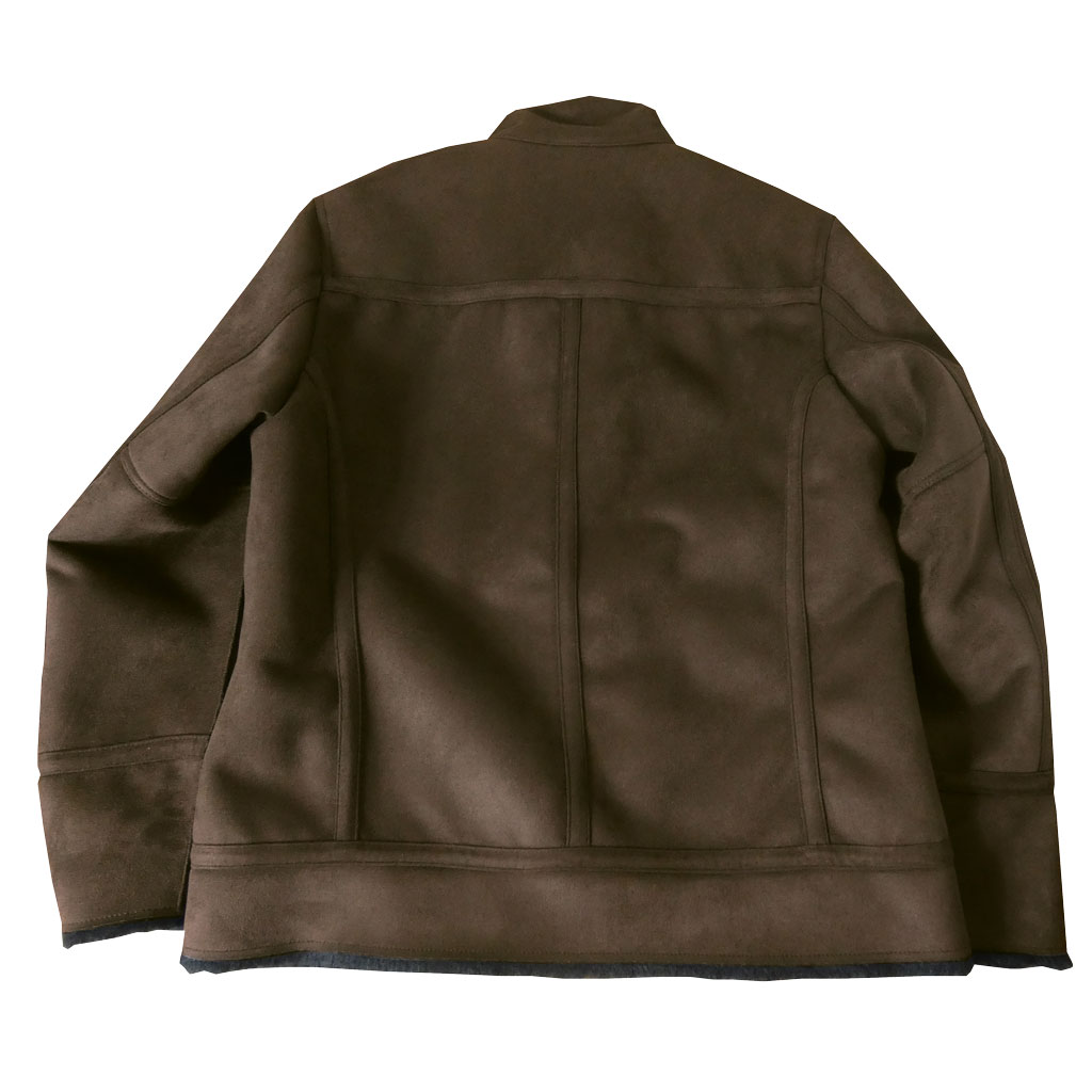 ジーステージ(G-stage) メンズ フェイク ムートンブルゾン  ブラウン 4007  M（46）L（48）XL（50）