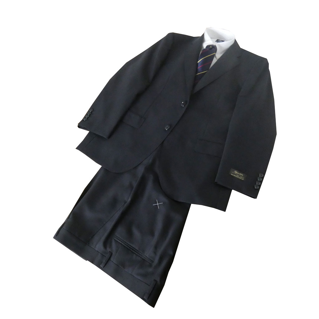 スーツ メンズ  春夏秋 2つボタン ルーフマイア (ROOF MAIA) ビジネス ネイビー 濃紺無地 0213  AB6 AB8 BB5 BB6