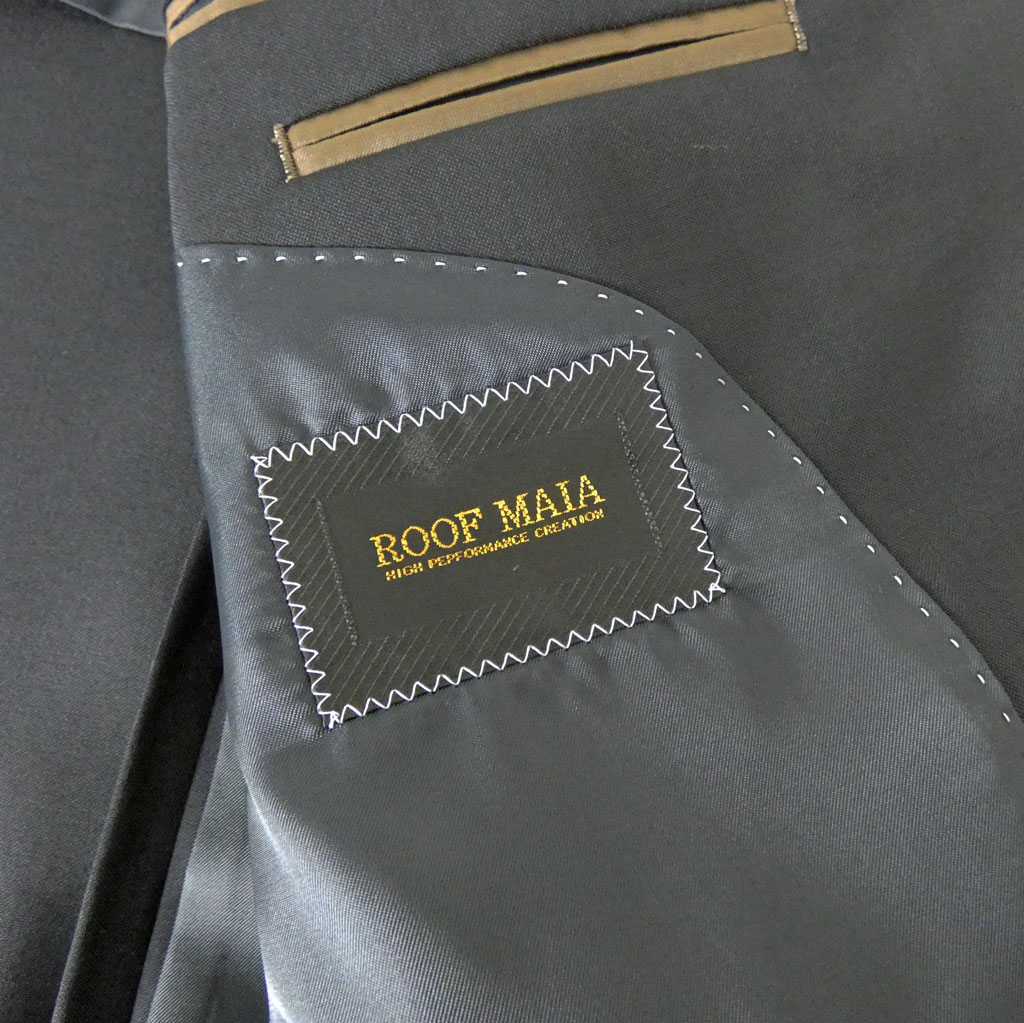 スーツ メンズ  春夏秋 2つボタン ルーフマイア (ROOF MAIA) ビジネス ネイビー 濃紺無地 0213  AB6 AB8 BB5 BB6