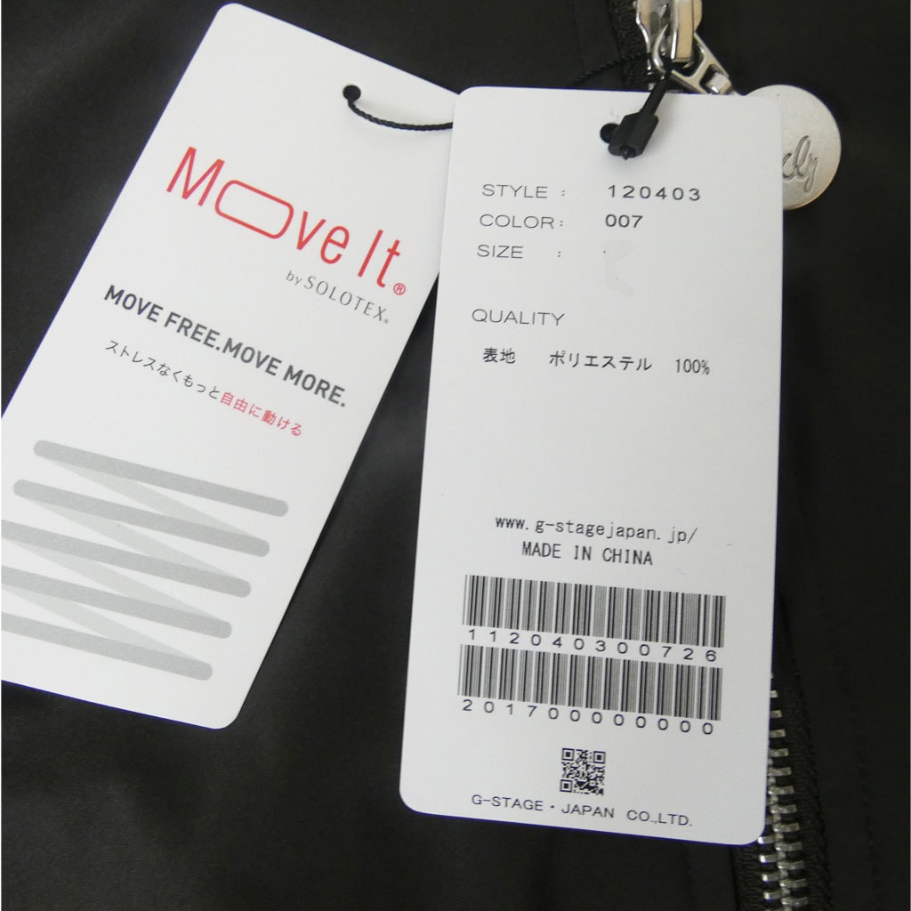 G-stage フーデッドパーカー SOLOTEX メンズ ブルゾン チャコールグレー 3007  L