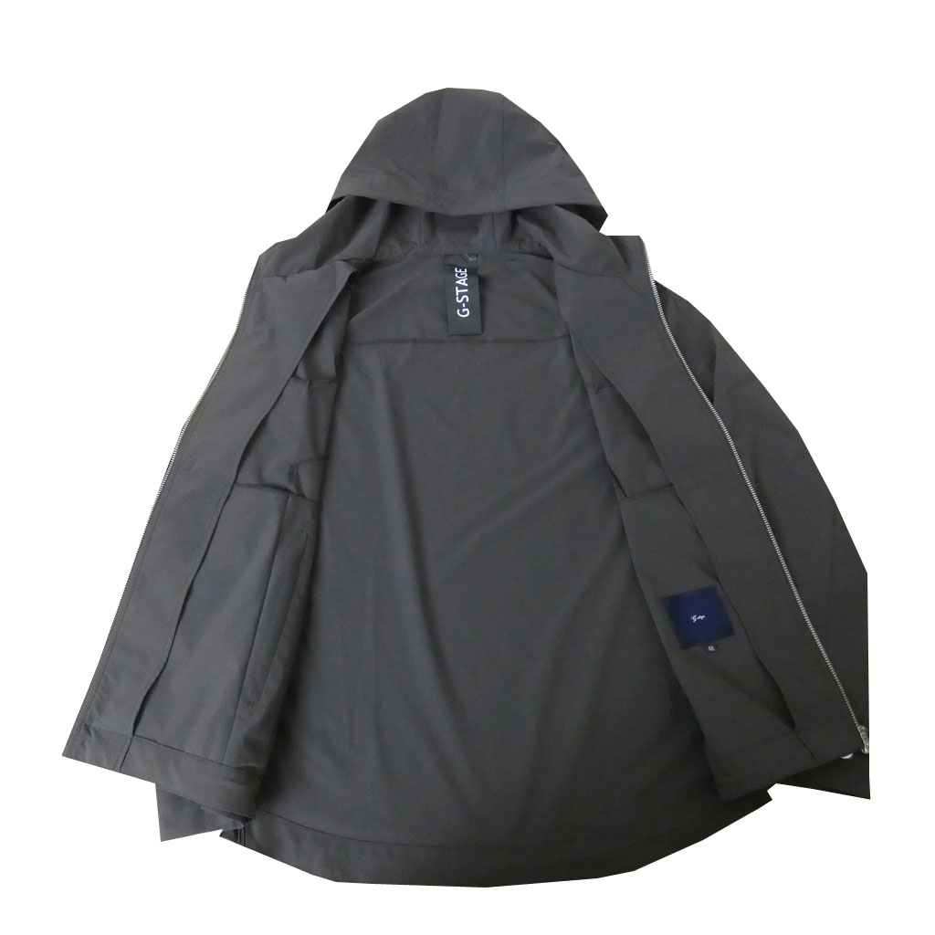 G-stage フーデッドパーカー SOLOTEX メンズ ブルゾン チャコールグレー 3007  L