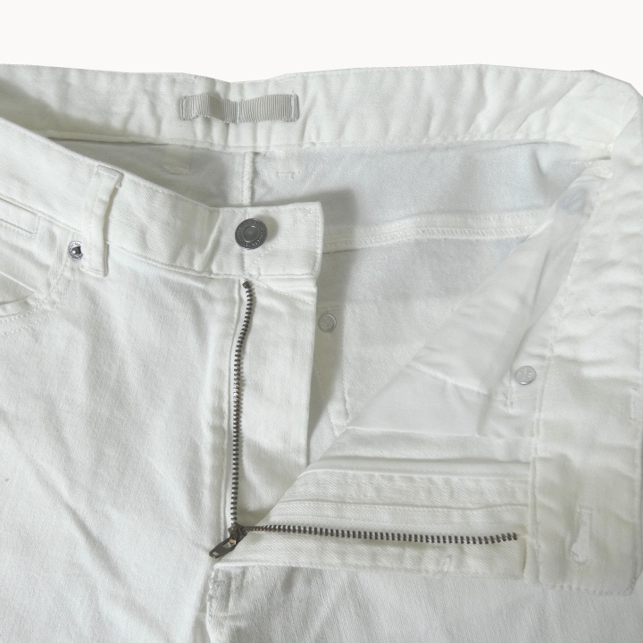 ジーンズ デニム パンツ メンズ 春夏 FEEL COOL ストレッチ ジーステージ (G-STAGE) ホワイト 白 7001　86cm