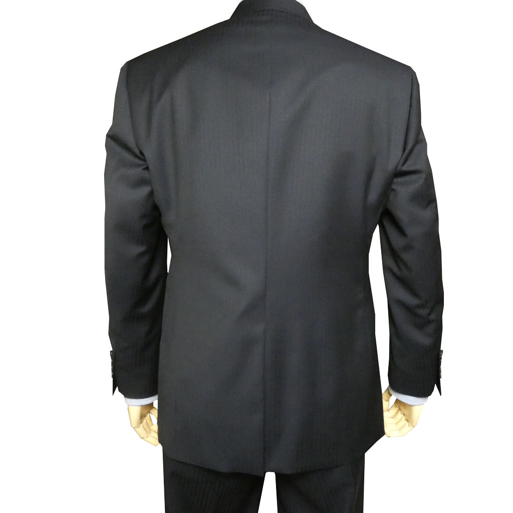 エルメネジルド ゼニア(Ermenegildo Zegna) スーツ 秋冬春 メンズ シングルスーツ 2つボタン ビジネススーツ ネイビー シャドーストライプ 紺 3388 AB4 AB8 BB5 BB7