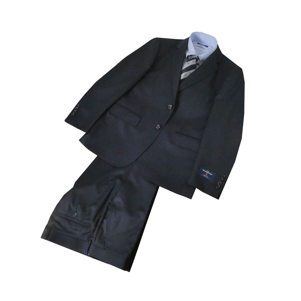 エルメネジルド ゼニア(Ermenegildo Zegna) スーツ 秋冬春 メンズ シングルスーツ 2つボタン ビジネススーツ ネイビー シャドーストライプ 紺 3388 AB4 AB8 BB5 BB7