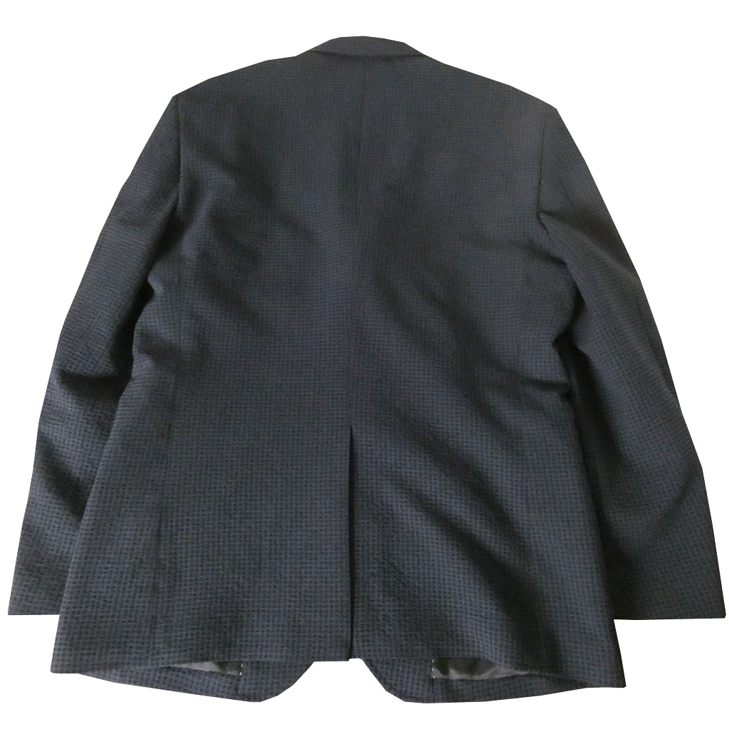 【お取り寄せ商品】 ダディコスタ(Dady Costa) 春夏 2つボタン  メッシュ調 アンコンジャケット メンズ ネイビー 2113   AB5 AB6 AB7