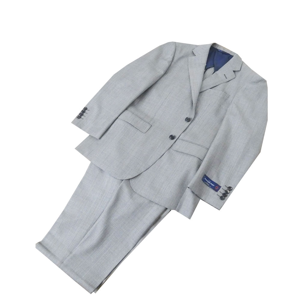 エルメネジルド ゼニア(Ermenegildo Zegna) スーツ メンズ 春夏 シングルスーツ 2つボタン ビジネススーツ グレンチェック オーバーペンチェック 2952 AB5サイズ