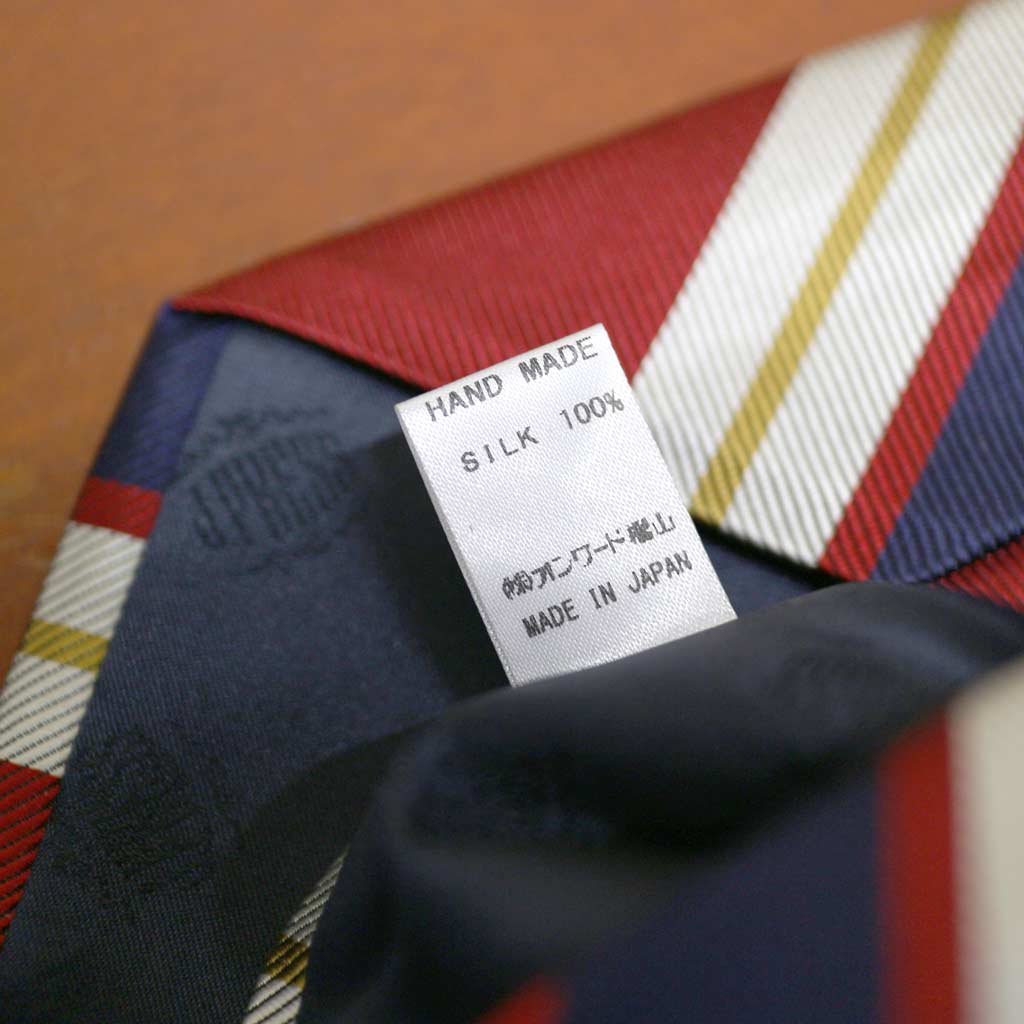 J.PRESS(ジェイプレス) レジメンタル ネクタイ ツイルストライプコレクション レッド系 0110