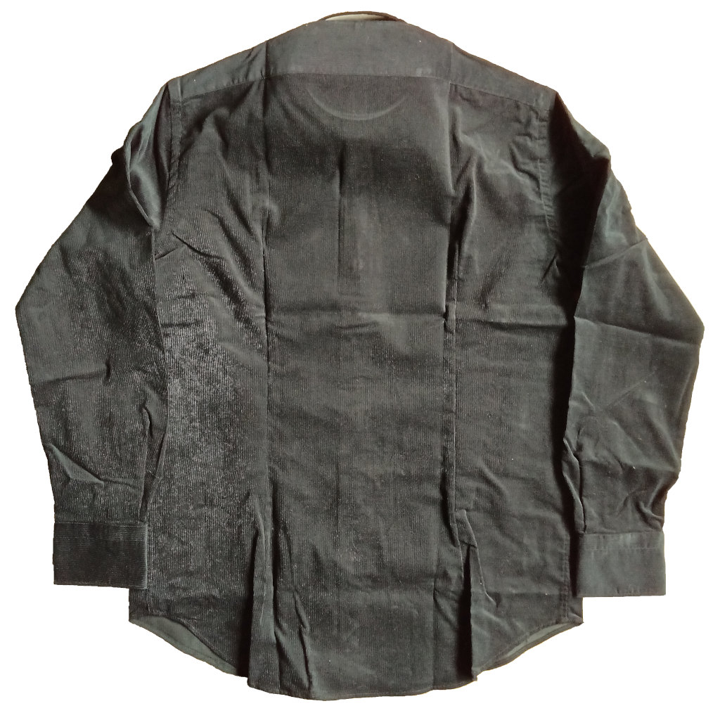 ジーステージ(G-stage) コーデュロイ カッタウェイ 長袖 シャツ 黒 ブラック 2011 46(M) 48(L) 50(XL)