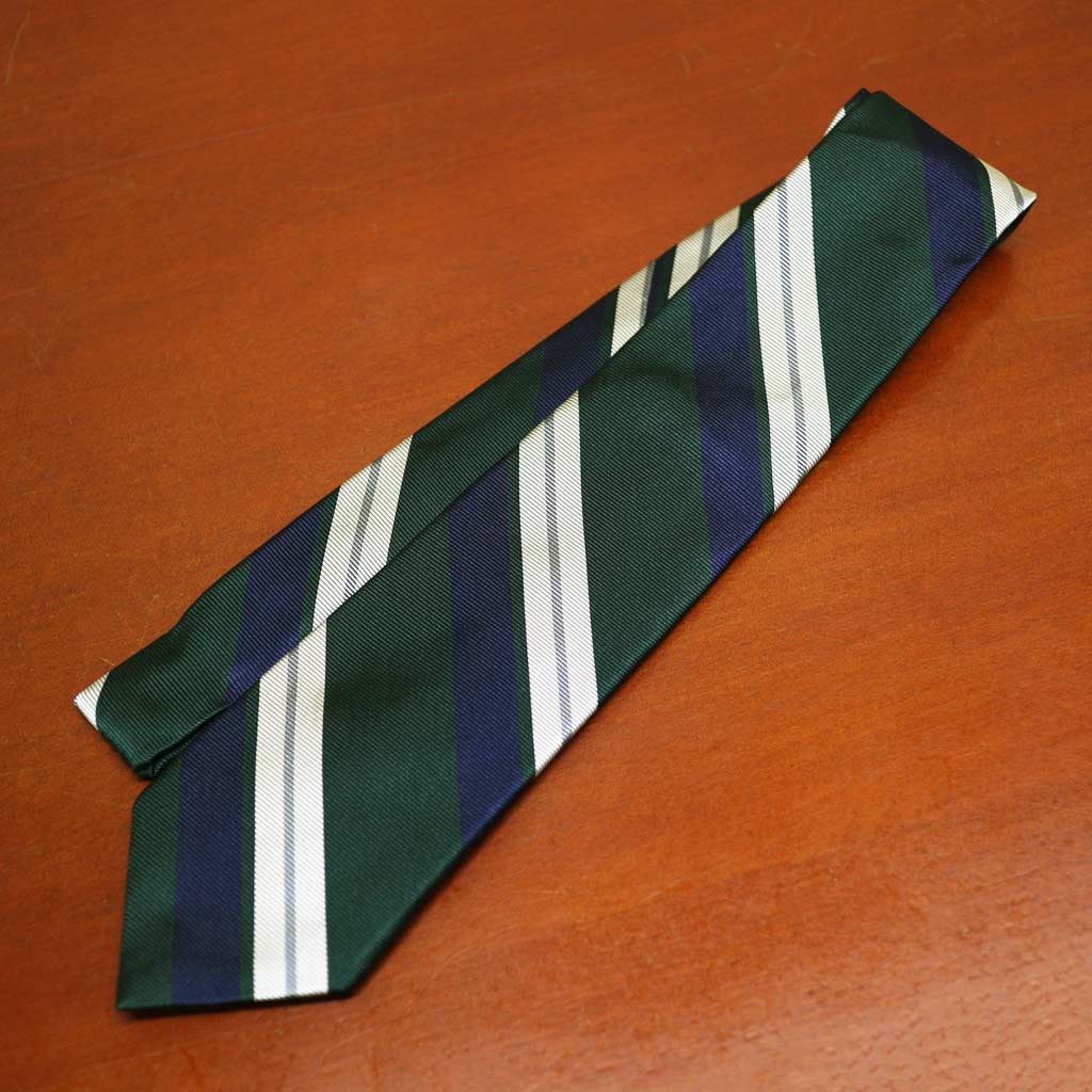 J.PRESS(ジェイプレス) レジメンタル ネクタイ ツイルストライプコレクション グリーン系 0160
