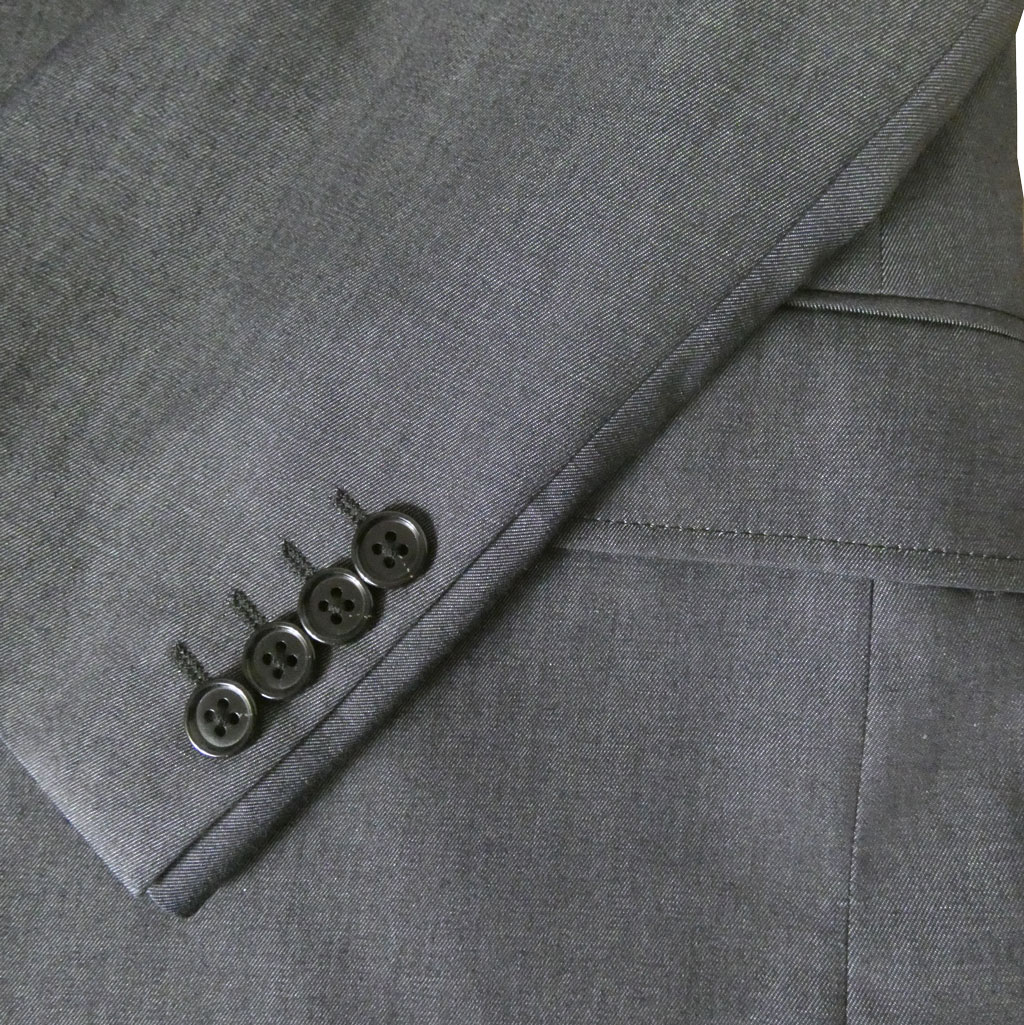 【お取り寄せ商品】 ダディコスタ(Dady Costa) 春夏 2つボタン デニム調ジャケット メンズ グレーシュネイビー 3113   AB5 AB6 AB7 AB8