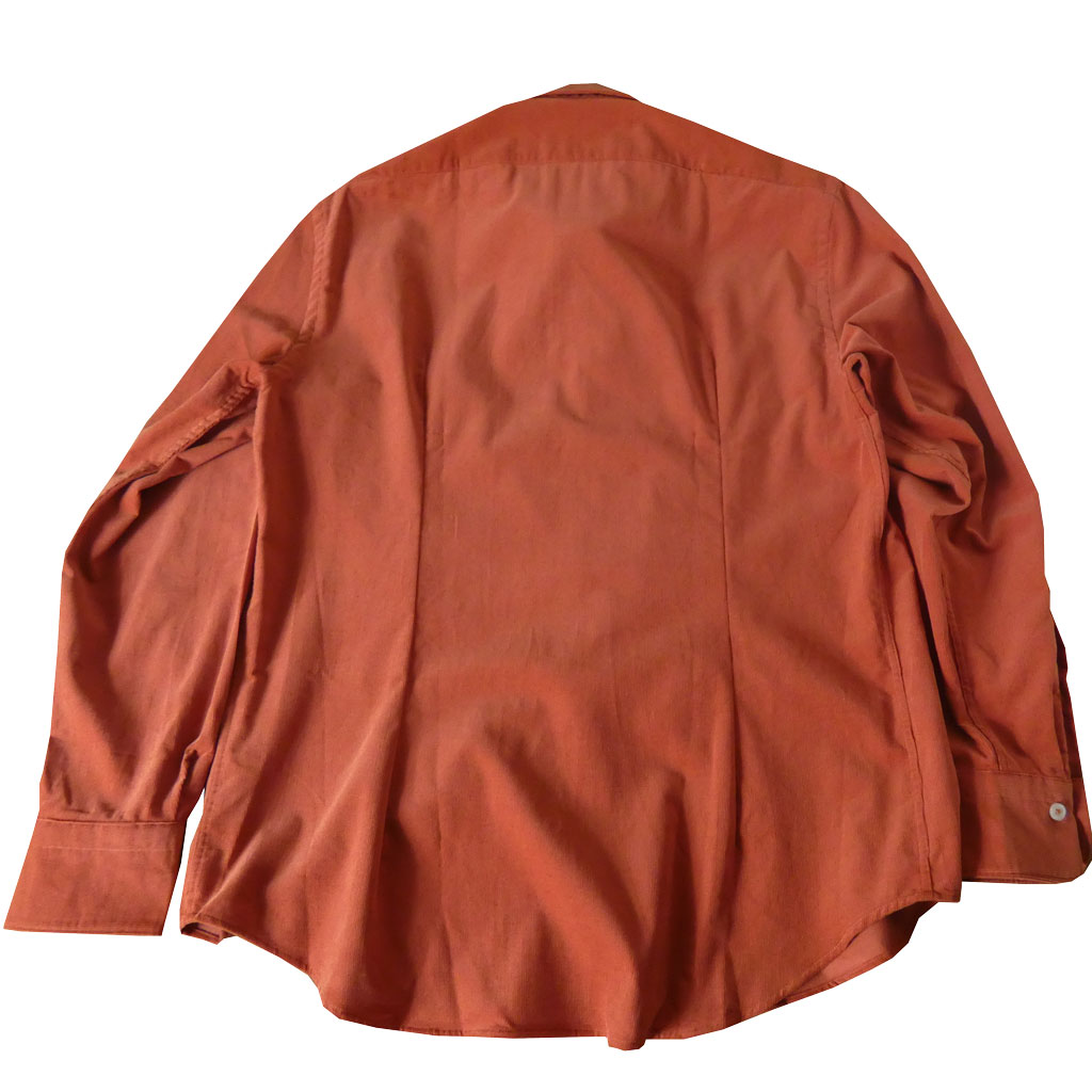 ジーステージ(G-stage) コーデュロイ カッタウェイ 長袖 シャツ オレンジ 0214   50(XL)