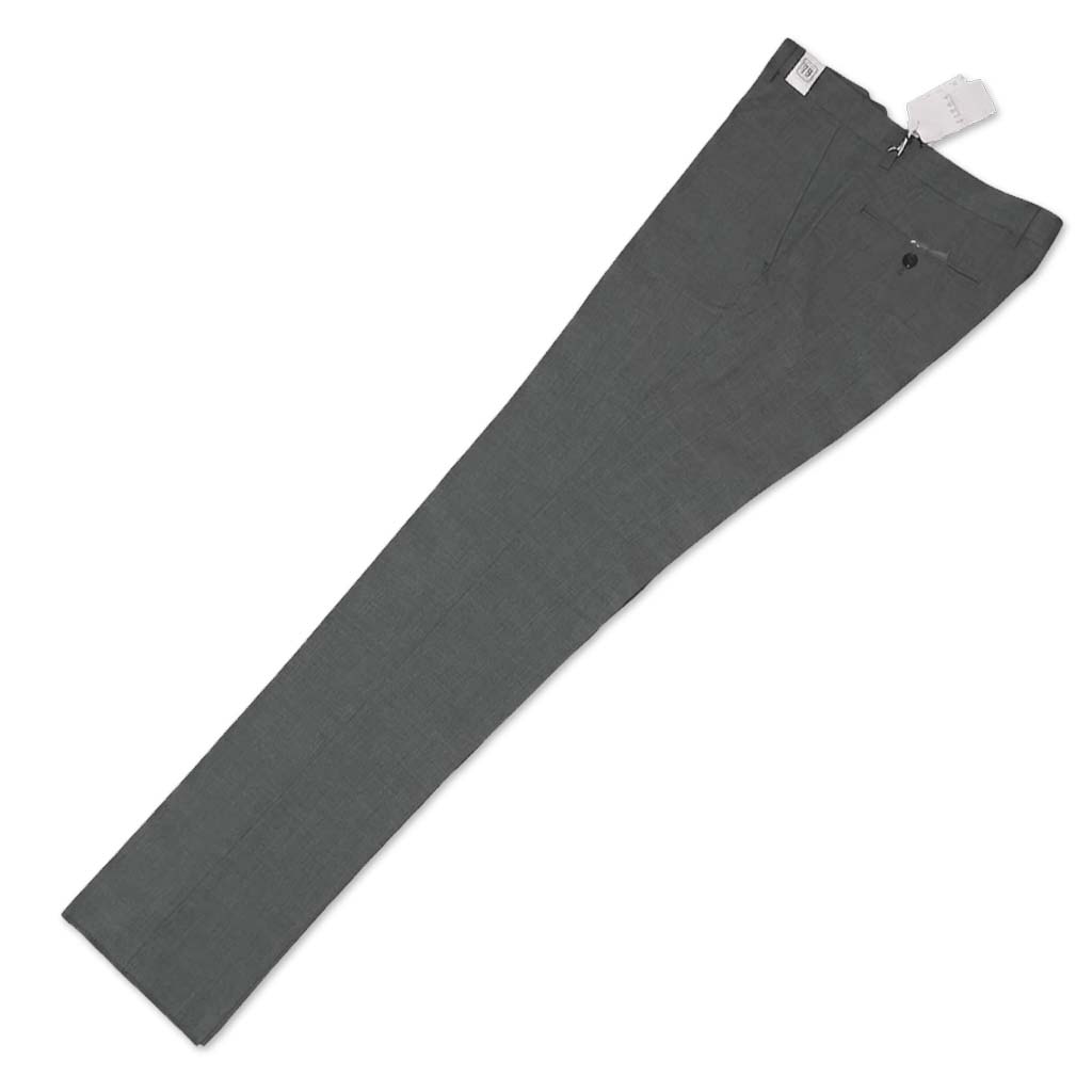 スラックス メンズ 春夏 ウォッシャブル パンツ ノータック ウール混 フィッチェ(FICCE) ミディアムグレー 0018 79cm 82cm 85cm 88cm 91cm 97cm