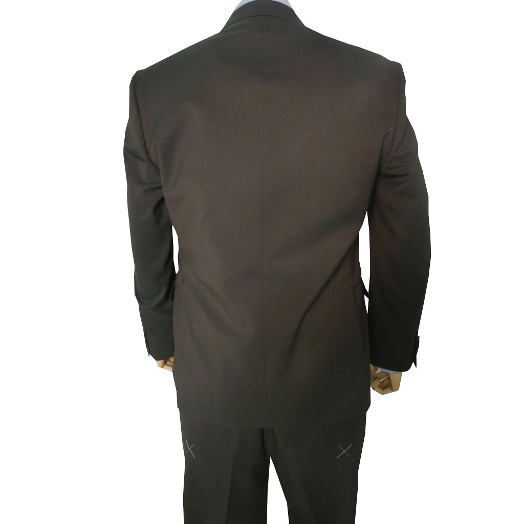 メンズ 春夏秋 スリーピース 2つボタン ダディコスタ(Dady Costa) ビジネス グリーン×ブラウン イリデッセント 0033  AB5 AB6 AB7