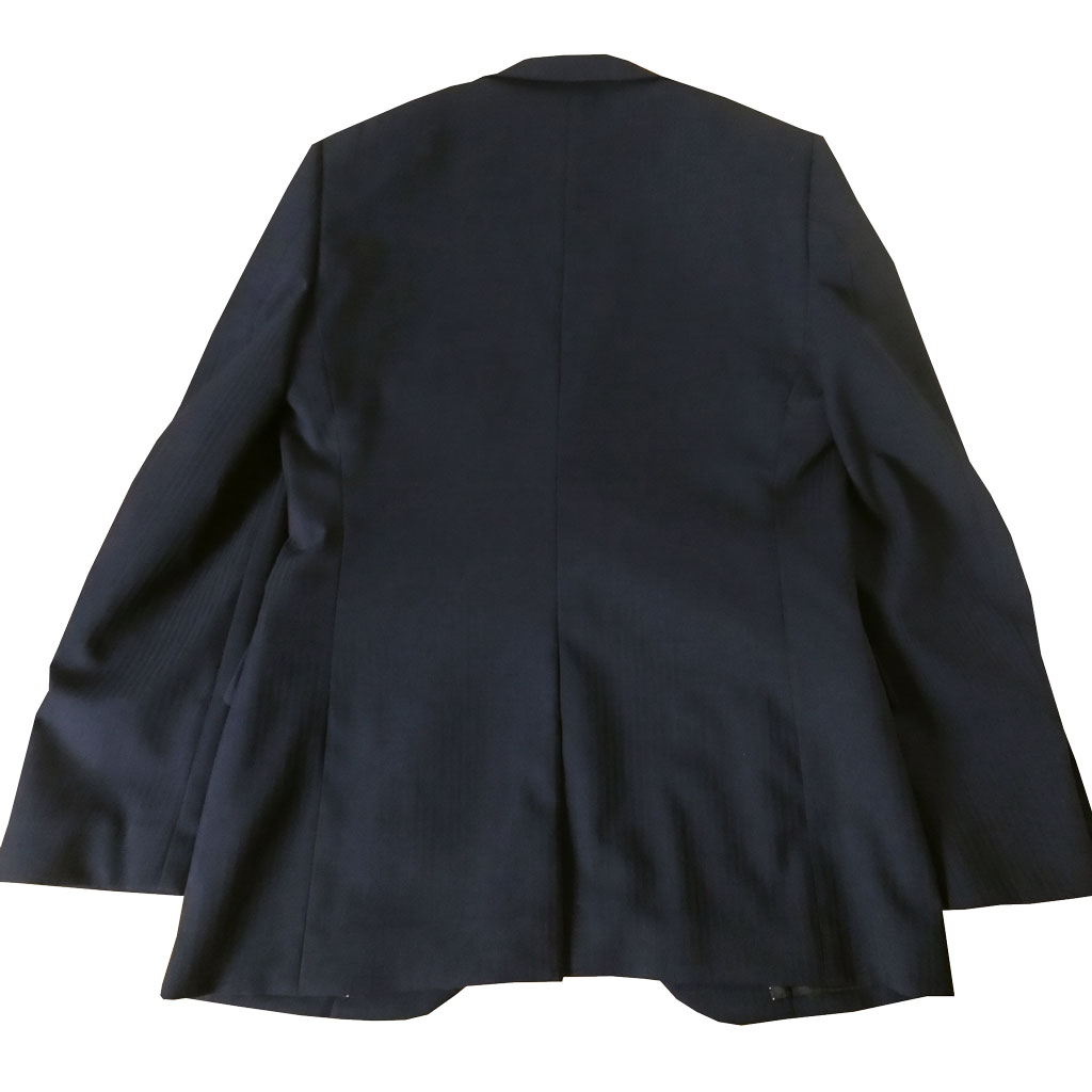 【お取り寄せ商品】FICCE（フィッチェ）春夏秋 スリーピース スーツ ネイビー シャドーヘリンボーン 0888　Y3 Y4 Y5 Y6 Y7 A4 A5 A6 A7 A8 AB4 AB5 AB6 AB7 AB8 BB5 BB6 BB7 BB8