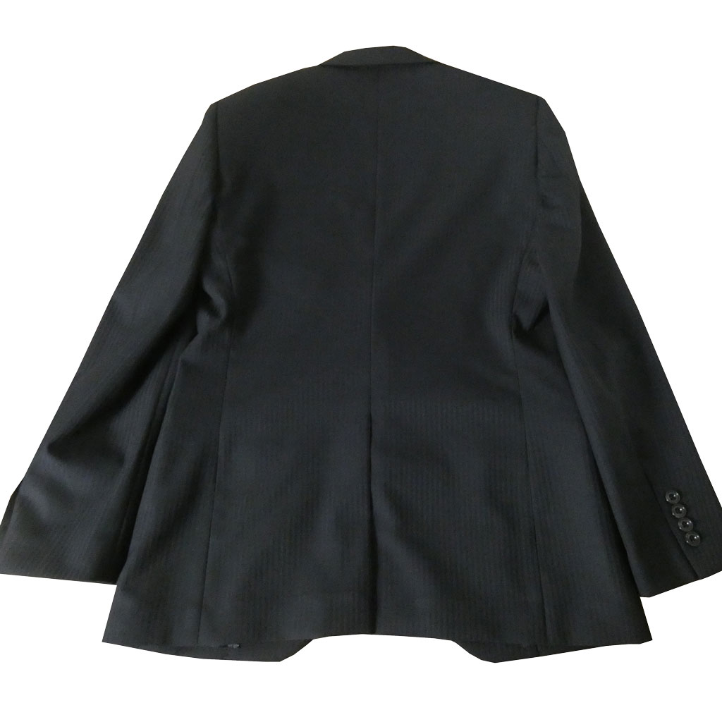 【お取り寄せ商品】FICCE（フィッチェ）春夏秋 スリーピース スーツ ブラック シャドーヘリンボーン 0809　Y3 Y4 Y5 Y6 Y7 Y8 A4 A5 A6 A7 A8 AB4 AB5 AB6 AB7 AB8 BB5 BB6 BB7 BB8