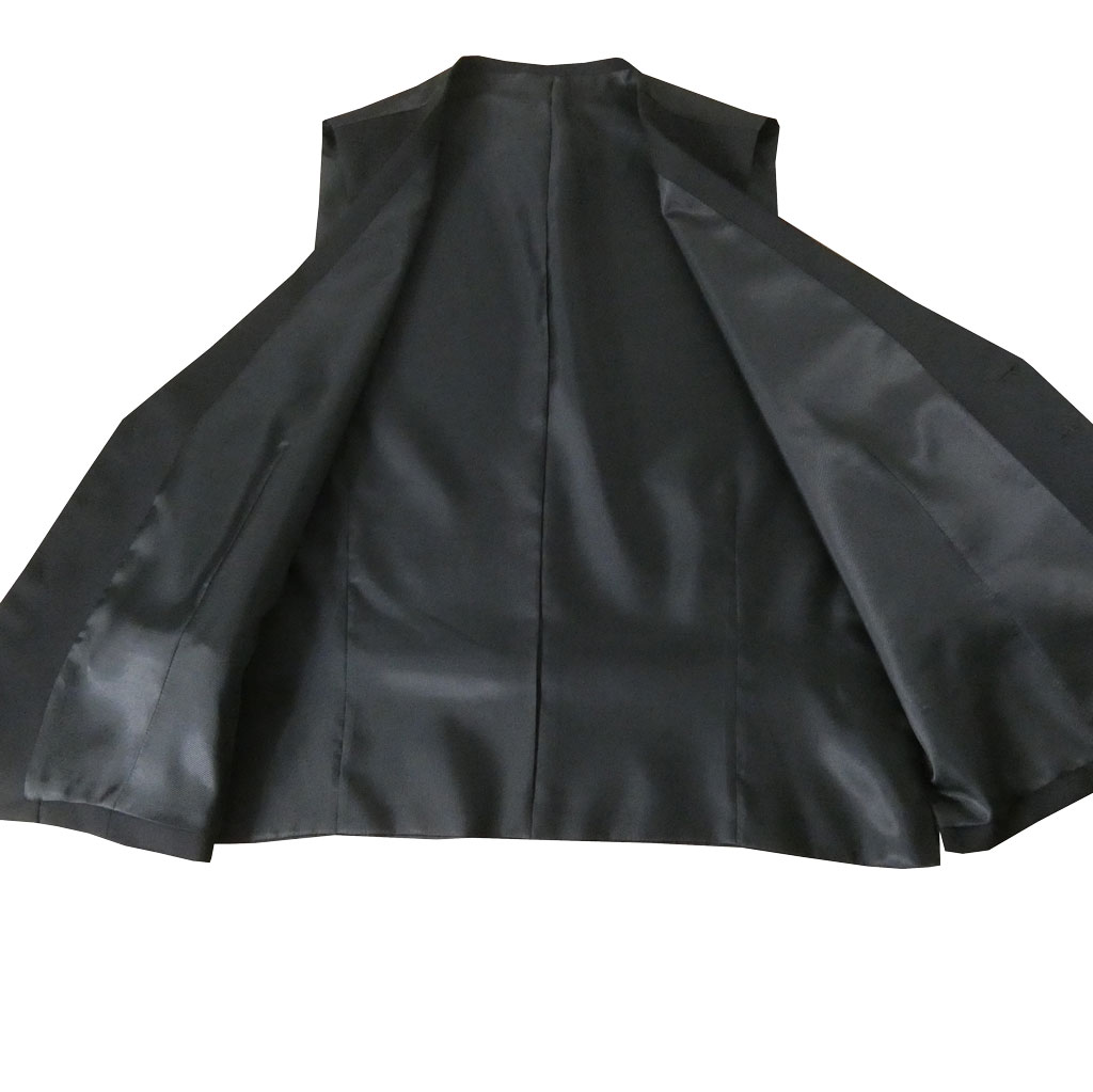 【お取り寄せ商品】FICCE（フィッチェ）春夏秋 スリーピース スーツ ブラック 黒無地 0709　Y3 Y4 Y5 Y6 Y7 Y8 A4 A5 A6 A7 A8 AB4 AB5 AB6 AB7 AB8 BB5 BB6 BB7 BB8