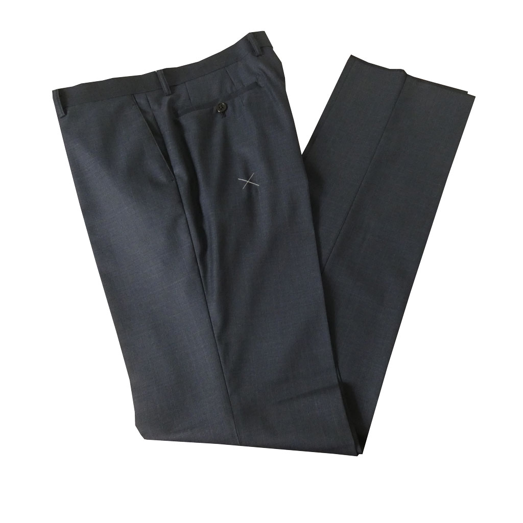 【お取り寄せ商品】Loro Piana（ロロピアーナ）春夏秋 スーツ ネイビーシャドーチェック 1513 　AB5 AB6 AB7