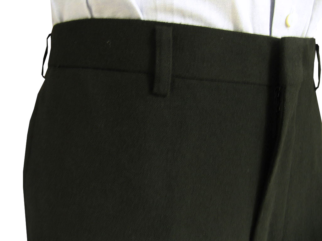 OXFORD CLASSIC PremiumLine コットンパンツ メンズ 秋冬 モールスキン ノータック ブラック 2809 78cm 80cm