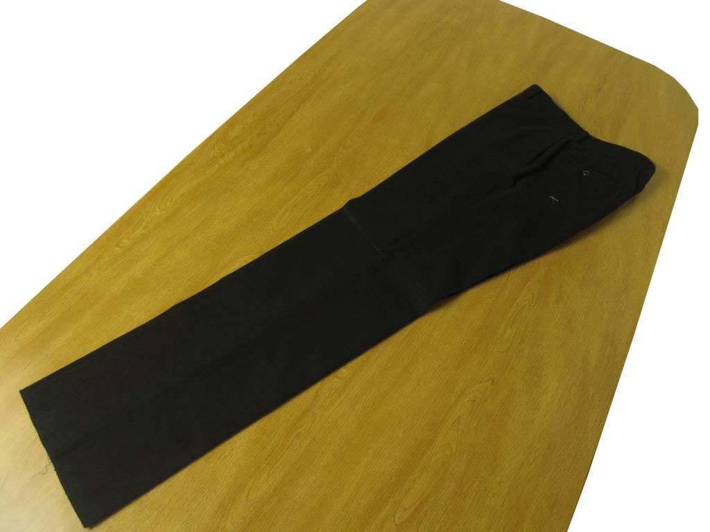 OXFORD CLASSIC PremiumLine コットンパンツ メンズ 秋冬 モールスキン ノータック ブラック 2809 78cm 80cm