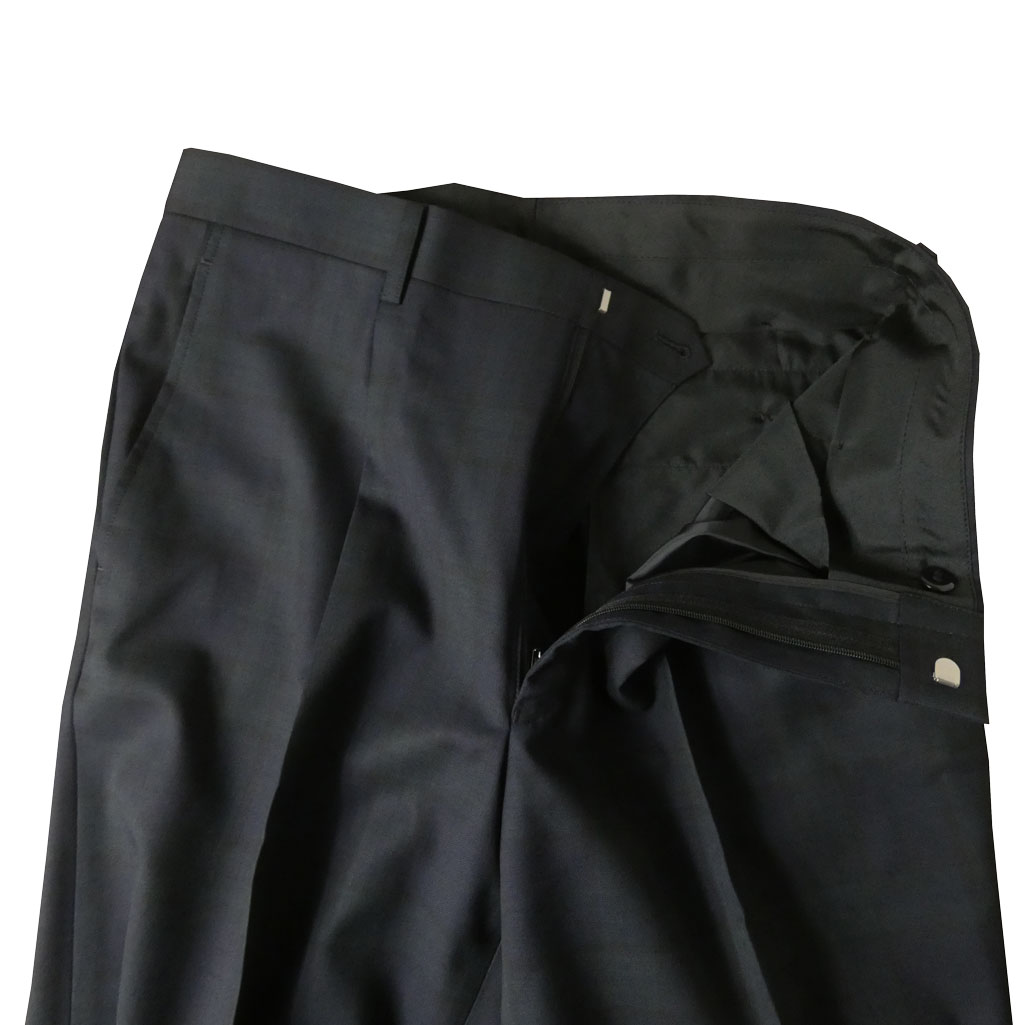 OXFORD CLASSIC スラックス メンズ 春夏秋 ウォッシャブル パンツ ワンタック ウール混 ブラックウォッチ  0078  76cm 79cm 82cm 85cm 88cm 91cm 94cm 97cm 100cm 105cm 110cm