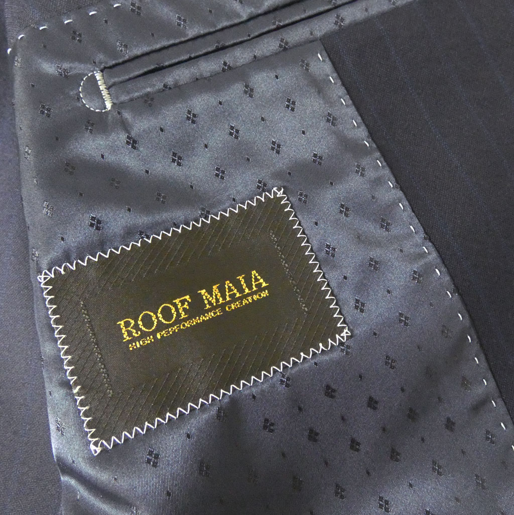 【お取り寄せ商品】エルメネジルド ゼニア(Ermenegildo Zegna) スーツ 春夏秋 メンズ シングルスーツ 2つボタン ビジネススーツ ネイビー ストライプ 1413 　AB5 AB6